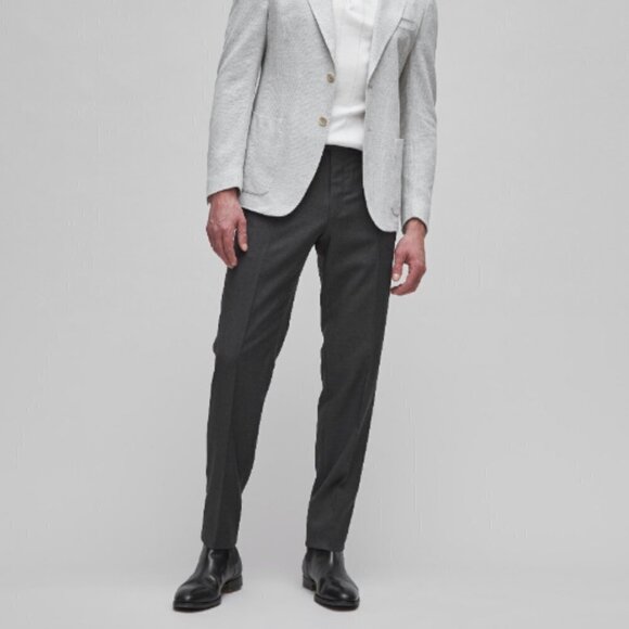 Harry Rosen Bespoke ZEGNA Sartorial Wool Dress Pants Wool Event Luxury Career - Picture 1 of 10